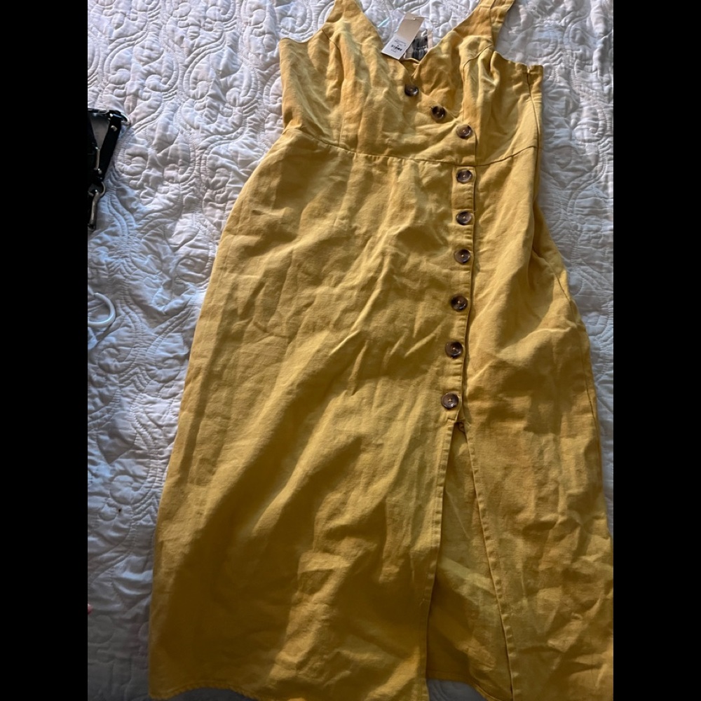 Mustard dresss